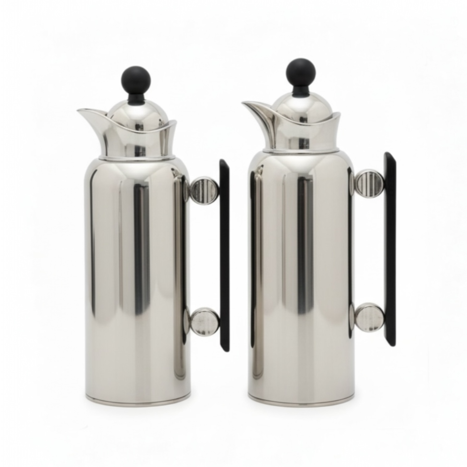 ZOLTEN Dallah Set – 0.7L & 1L - Silver Marble - Mawaeen