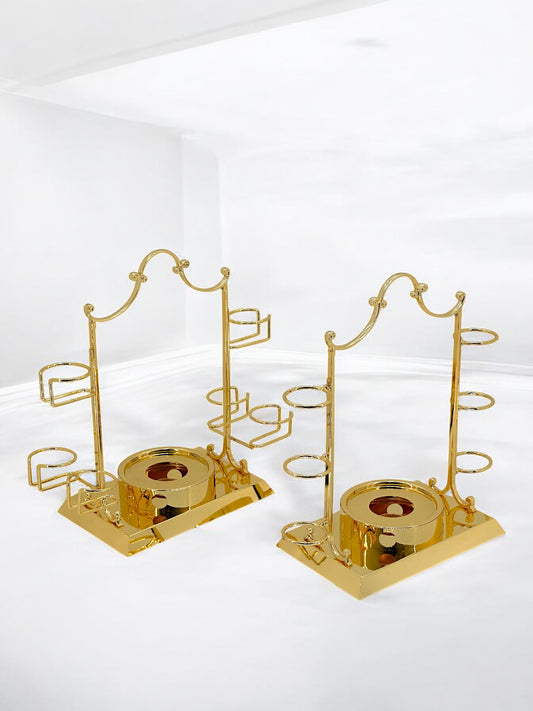 Elegant Arabian Coffee Serving Set - Gold