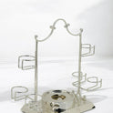 Elegant Arabian Coffee Serving Set - Silver
