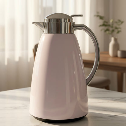 Emsa Premium pastel rose & silver Thermal Coffee Flask – 1L