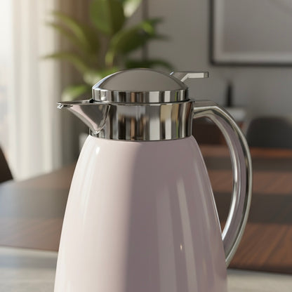 Emsa Premium pastel rose & silver Thermal Coffee Flask – 1L