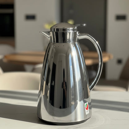 Emsa Premium pastel Silver Thermal Coffee Flask – 1L