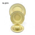 Formal Food Service Set 24 Pieces With Elegant Design