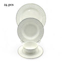 Formal Food Service Set 24 Pieces With Elegant Design