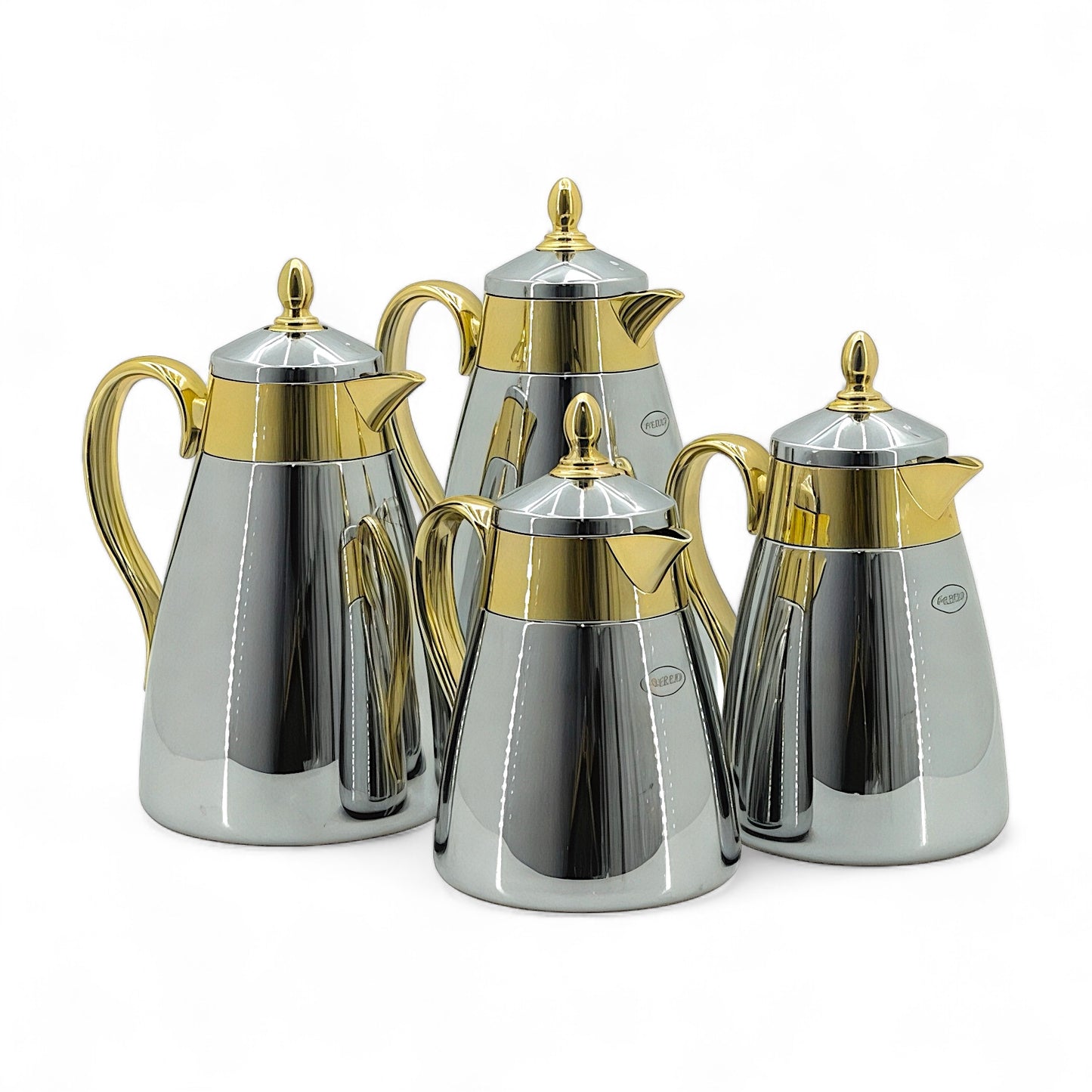 Elegant Metal Coffee & Tea Set