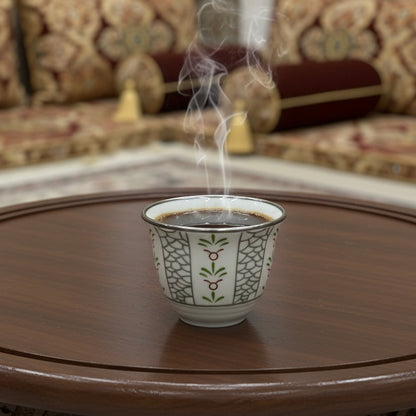 Cawa Arabic Coffee Cups Set S/Line – 12 Pieces (120cc)