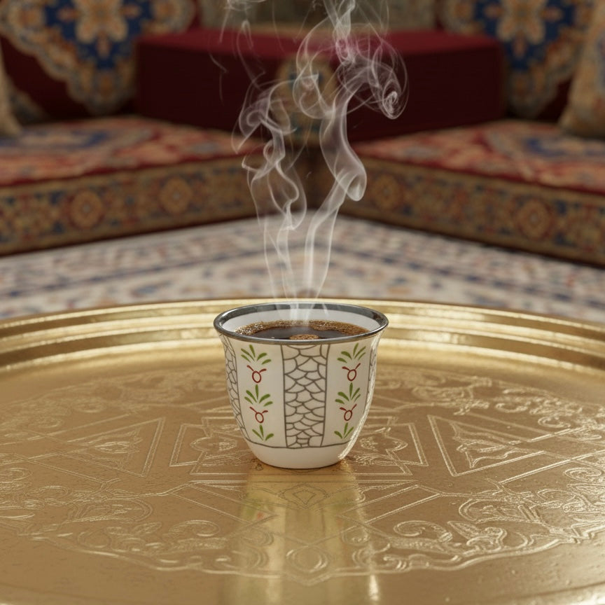 Cawa Arabic Coffee Cups Set S/Line – 12 Pieces (80cc)