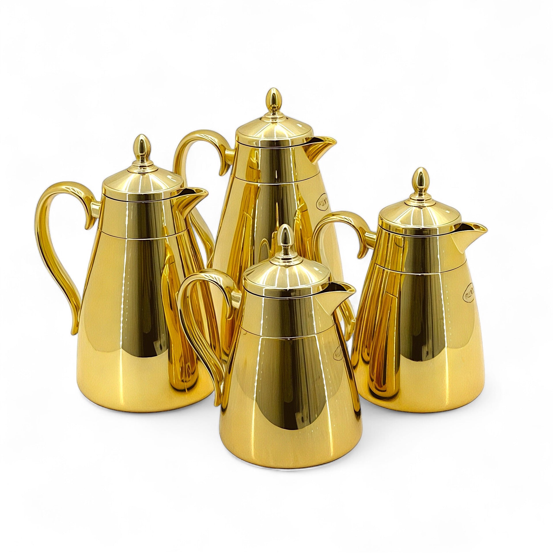 Elegant Metal Coffee & Tea Set