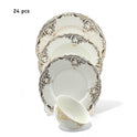 Vintage-Inspired Porcelain Dinnerware Set