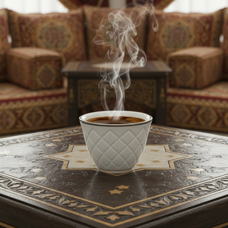 Cawa Arabic Coffee Cups Set S/Line – 12 Pieces (80cc)