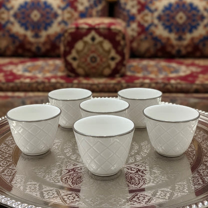 Cawa Arabic Coffee Cups Set S/Line – 12 Pieces (80cc)