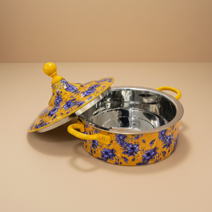 Floral Food Warmer Set Flower – 3 Pieces (2.5L, 3.5L, 5.5L)