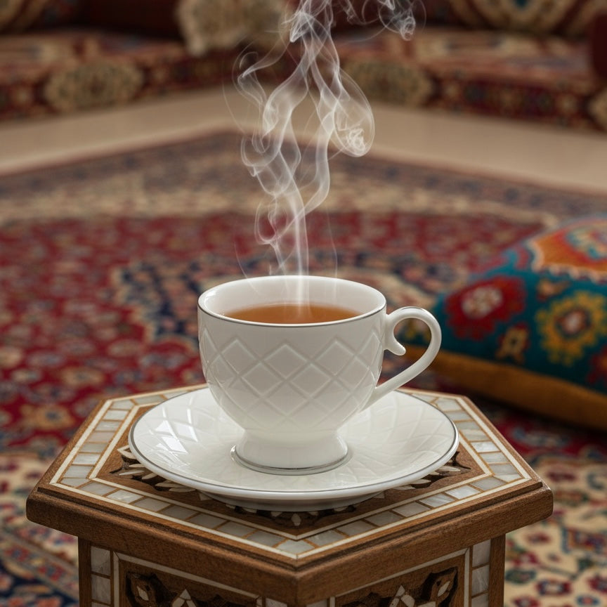 Cawa Coffee Cups Set S/Line – 6 Cups with Saucers (90cc)