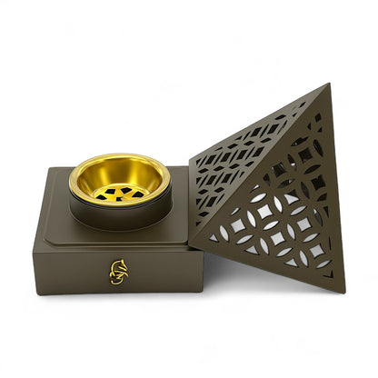 Elegant Geometric Incense Burner