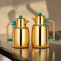 Almarjan Vacuum Flask Set - 0.7L + 1L, For Serving Tea & Coffee