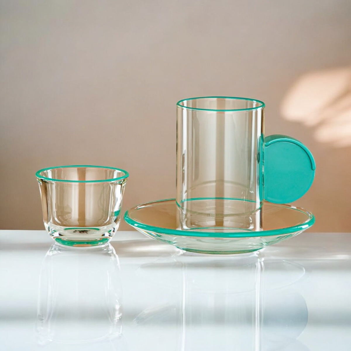 Almarjan Tea & Coffee Set 18 Pieces- Elegant Serveware for Tea & Coffee