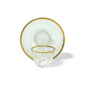 Elegant Crystal and Gold Tea Set