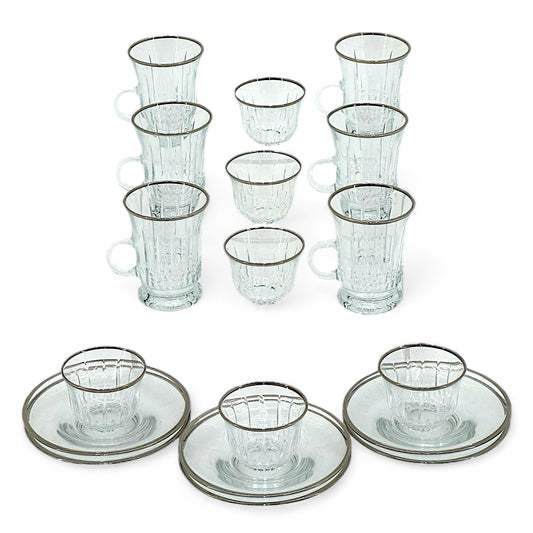 Vintage-Inspired Glass Tea Set