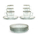 Elegant Crystal Teacup Set