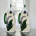 Botanical Beauty: Double-Walled Leaf Flask Set (1L + 1L)