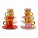 Vibrant Floral-Inspired Tea Set