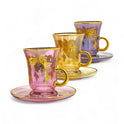 Vibrant Floral-Inspired Tea Set