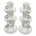 Stylish Geometric Tea Set