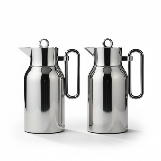 Regal Dallah Set Silver – 1L & 1L - Mawaeen