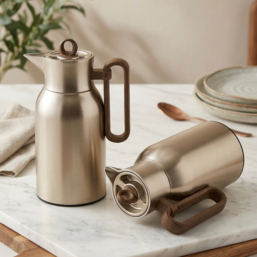 Regal Dallah Set S/Wood – 1L & 1L