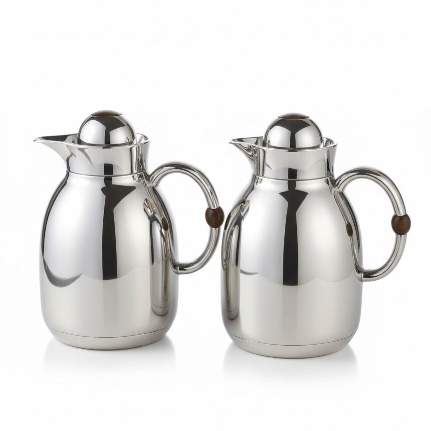 Regal Classic Dallah Set Silver – 1L & 1L