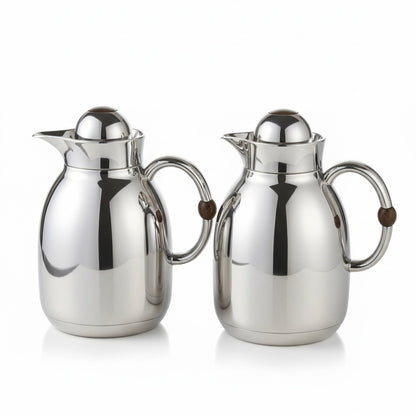 Regal Classic Dallah Set Silver – 1L & 1L - Mawaeen