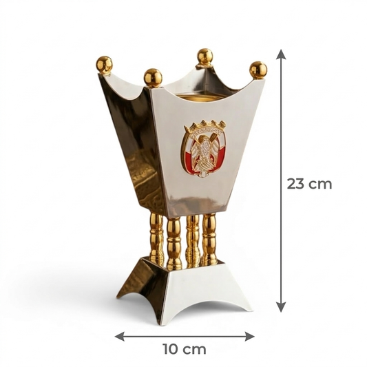Abu Dhabi Logo Incense Burner S/Gold (S) - Mawaeen