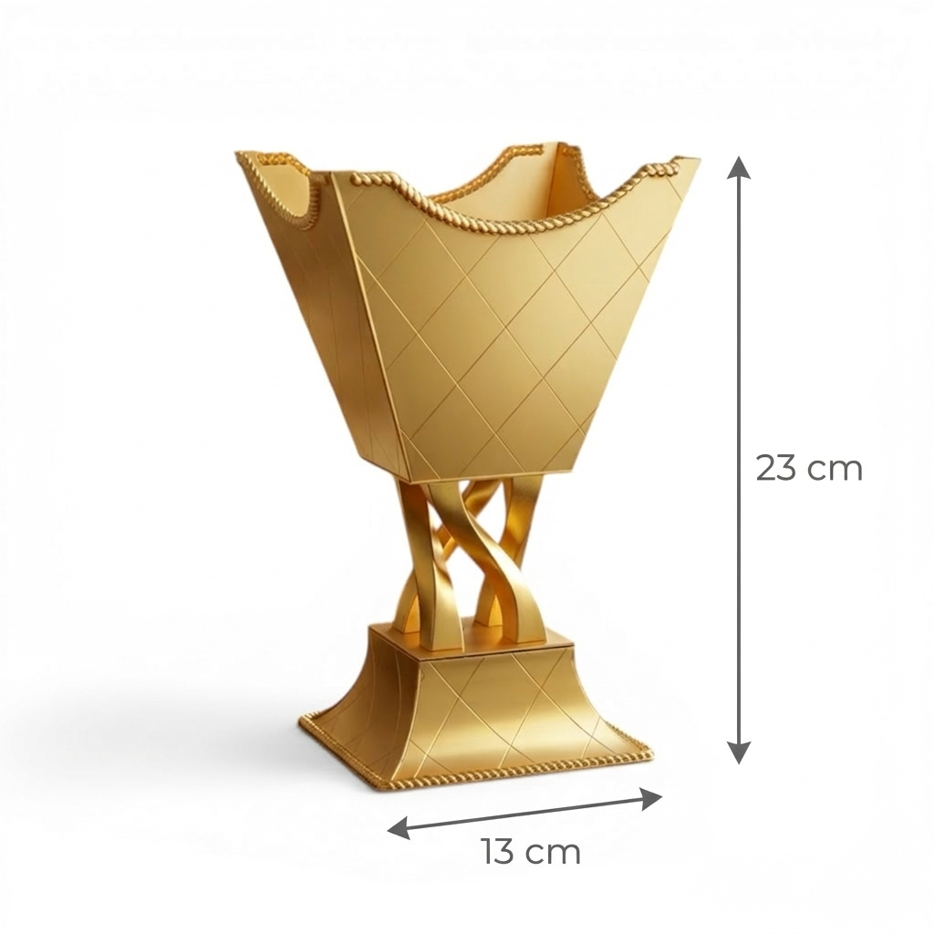 Luxury Decorative Incense Burner F/Gold - (L) - Mawaeen