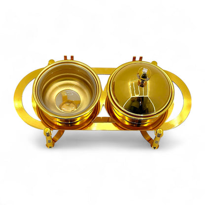 Luxurious Dual Bowl Food Warmer