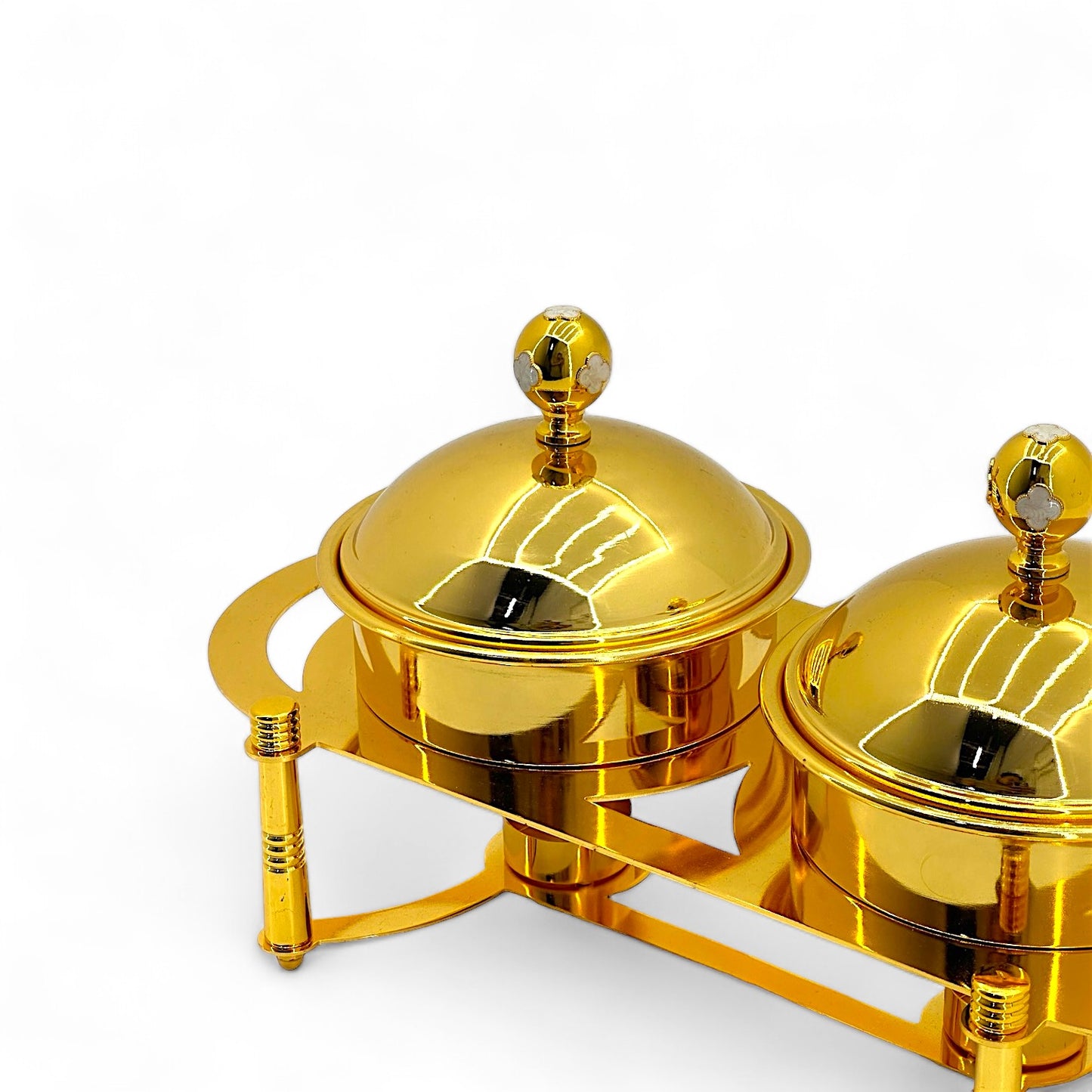 Luxurious Dual Bowl Food Warmer