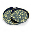 Elegant Floral Tray Duo