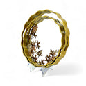 Round mirror tray