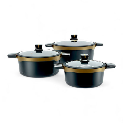 Elegant Granite Cookware Set