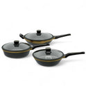 Stylish Granite Frying Pan Set