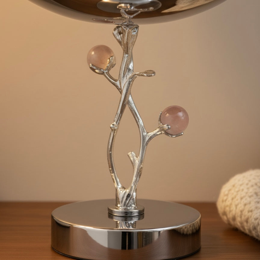 Mawaeen Luxury Fruit Bowl – Silver Floral Design (S)