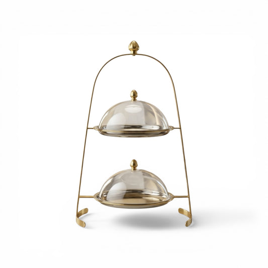 2-Tier Serving Candy Stand Gold - (L) - Mawaeen
