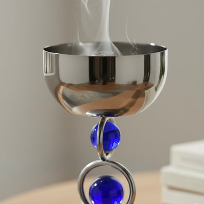 Blue Crystal Incense Burner