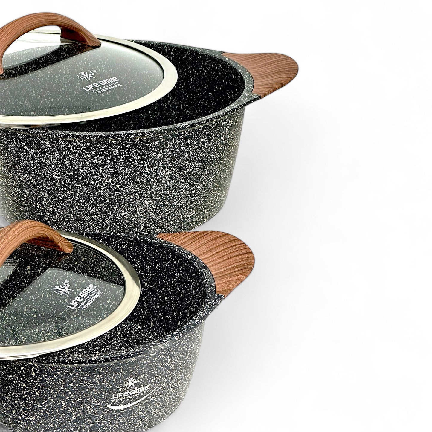 8-Piece Granite Cookware Set