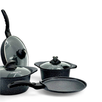 9-Piece Granite Cookware Collection