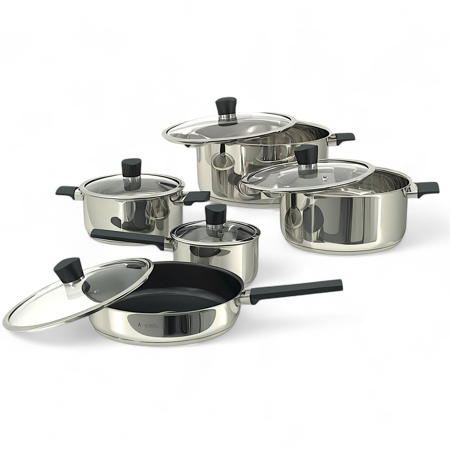 Versatile Stainless Steel Cookware Set