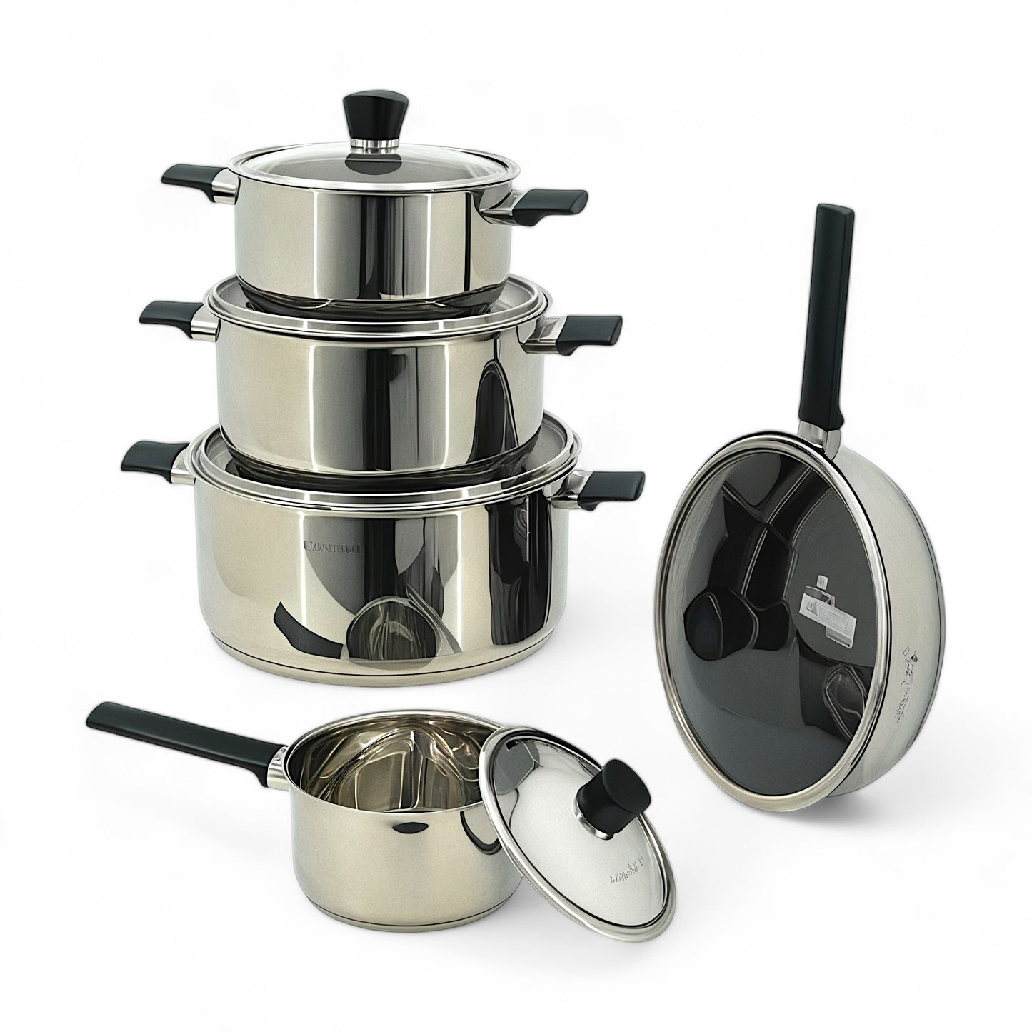 Versatile Stainless Steel Cookware Set