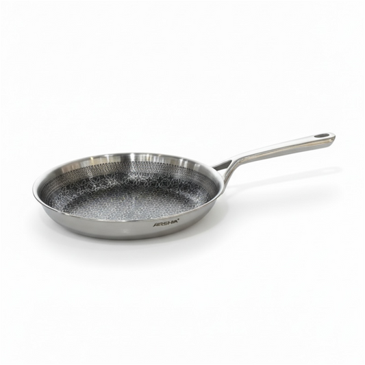 Arshia 24cm Hybrid Stainless Steel Non-Stick Fry Pan - Mawaeen
