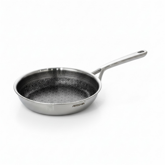 Arshia 20cm Hybrid Stainless Steel Non-Stick Fry Pan - Mawaeen