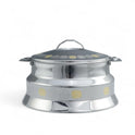 Elegant Floral Stainless Steel Hot Pot