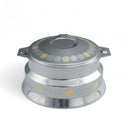 Elegant Floral Stainless Steel Hot Pot